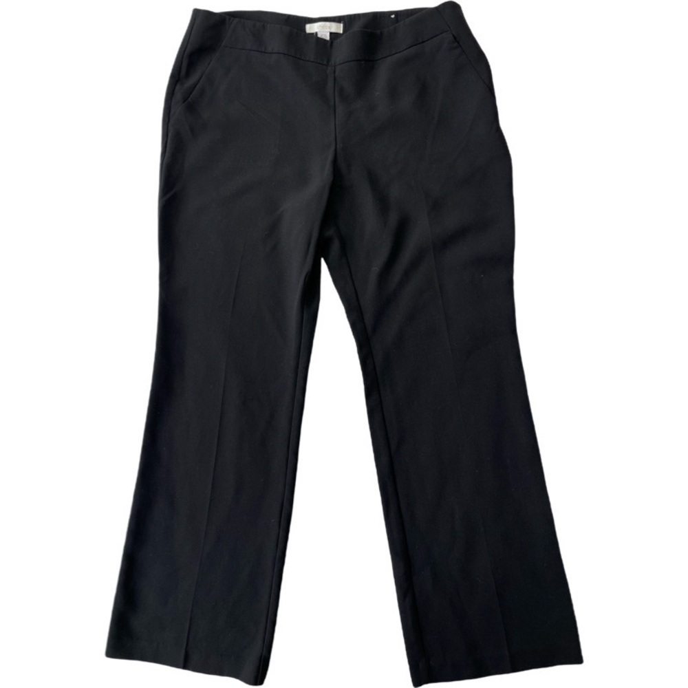 ✅ Chico’s Classic Black Dress pants side zipper inseam 29” size 2.5 Short L/14
